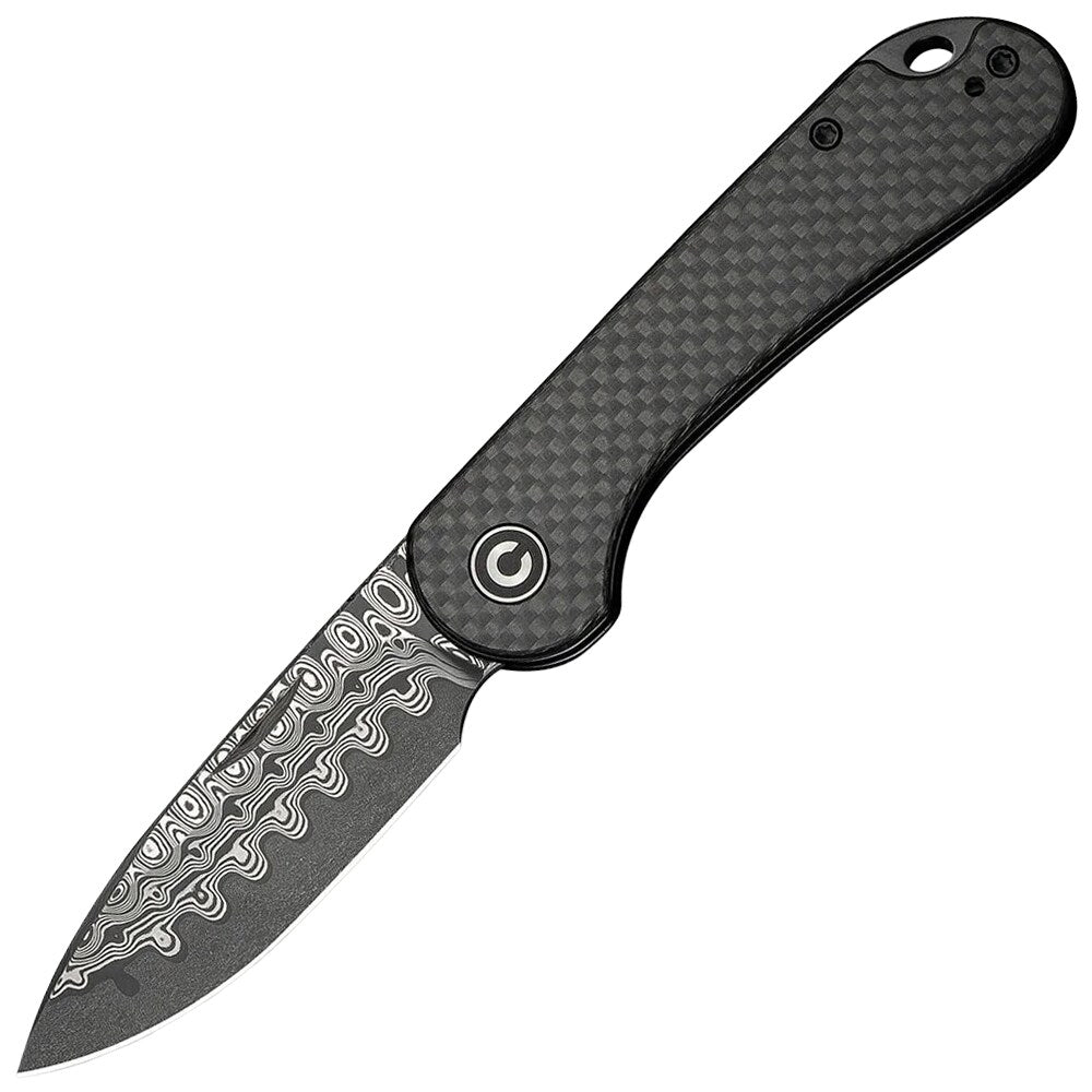 Nóż składany Civivi Elementum Carbon Fiber - Damascus