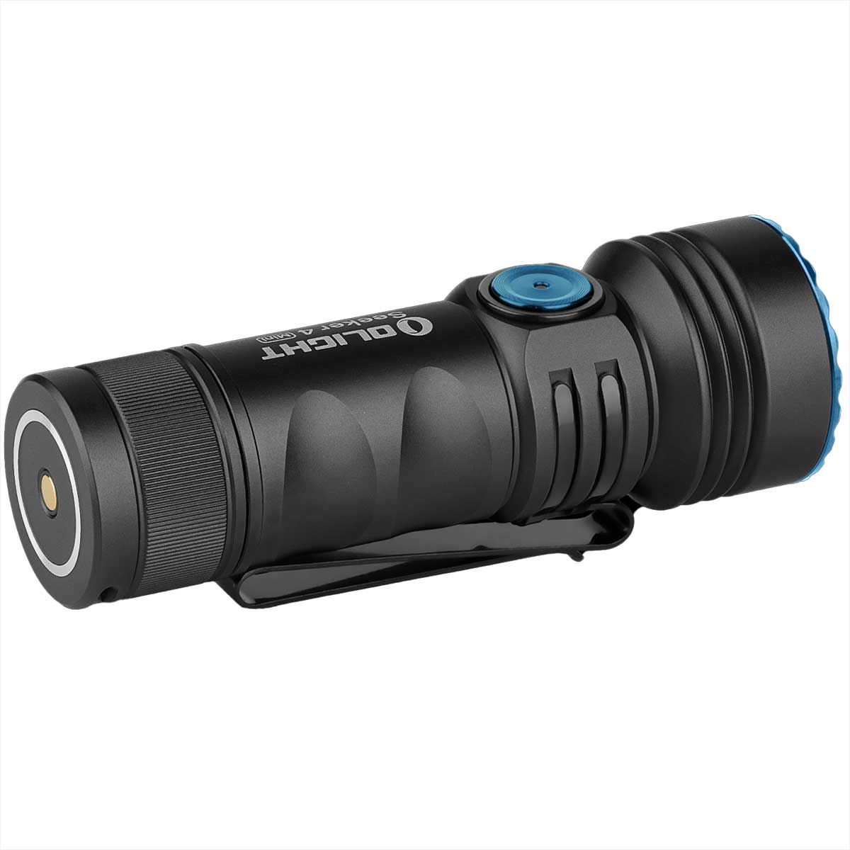 Latarka taktyczna Olight Seeker 4 Mini Cool White Black - 1200 lumenów