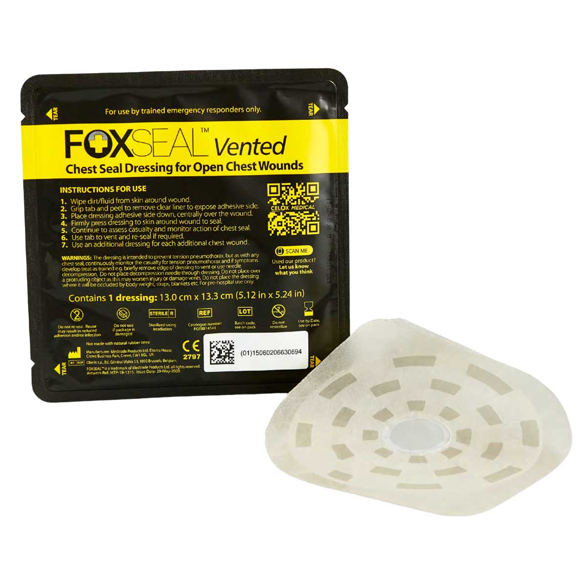Opatrunek wentylowy Celox Foxseal Vented