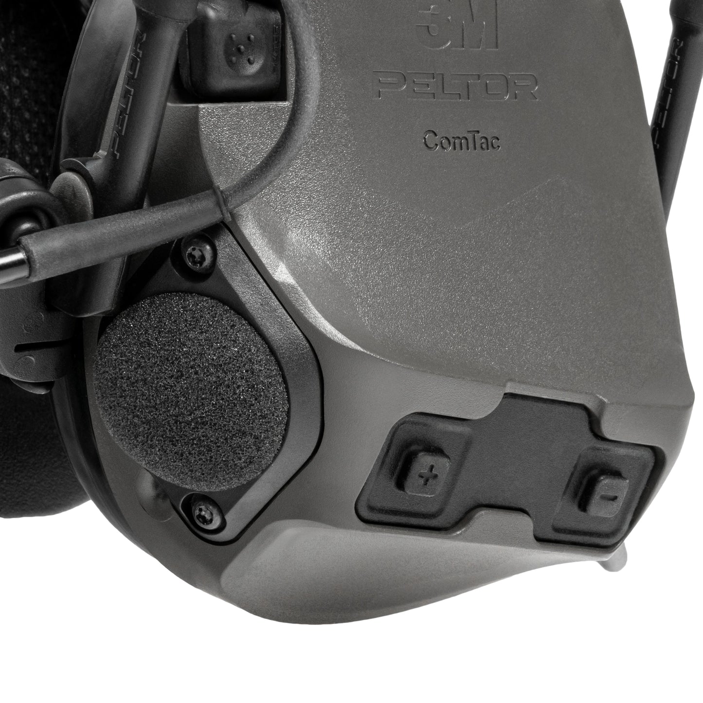 Ochronniki słuchu aktywne 3M Peltor ComTac VIII z mikrofonem - Grey