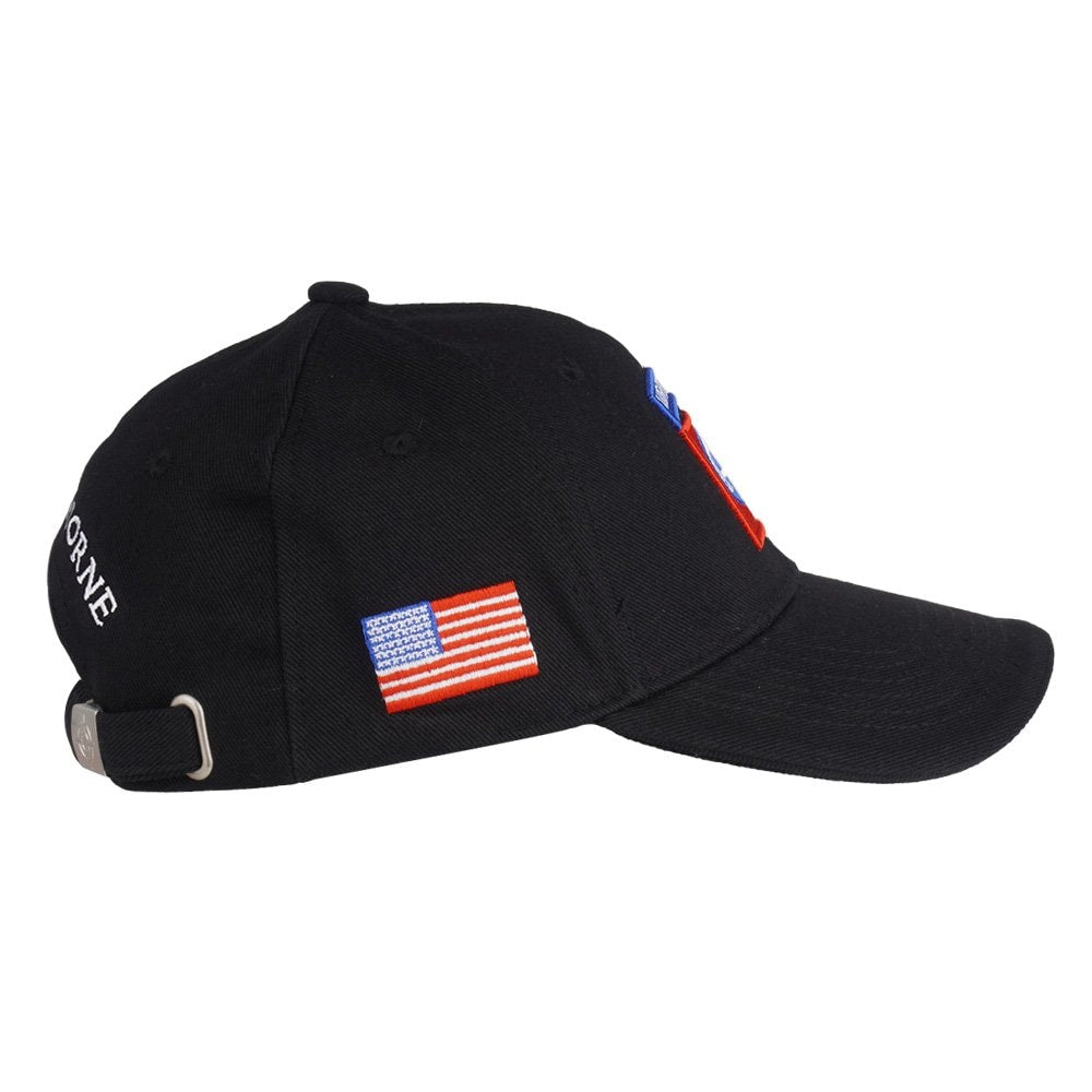Czapka z daszkiem Fostex 82nd Airborne - czarna