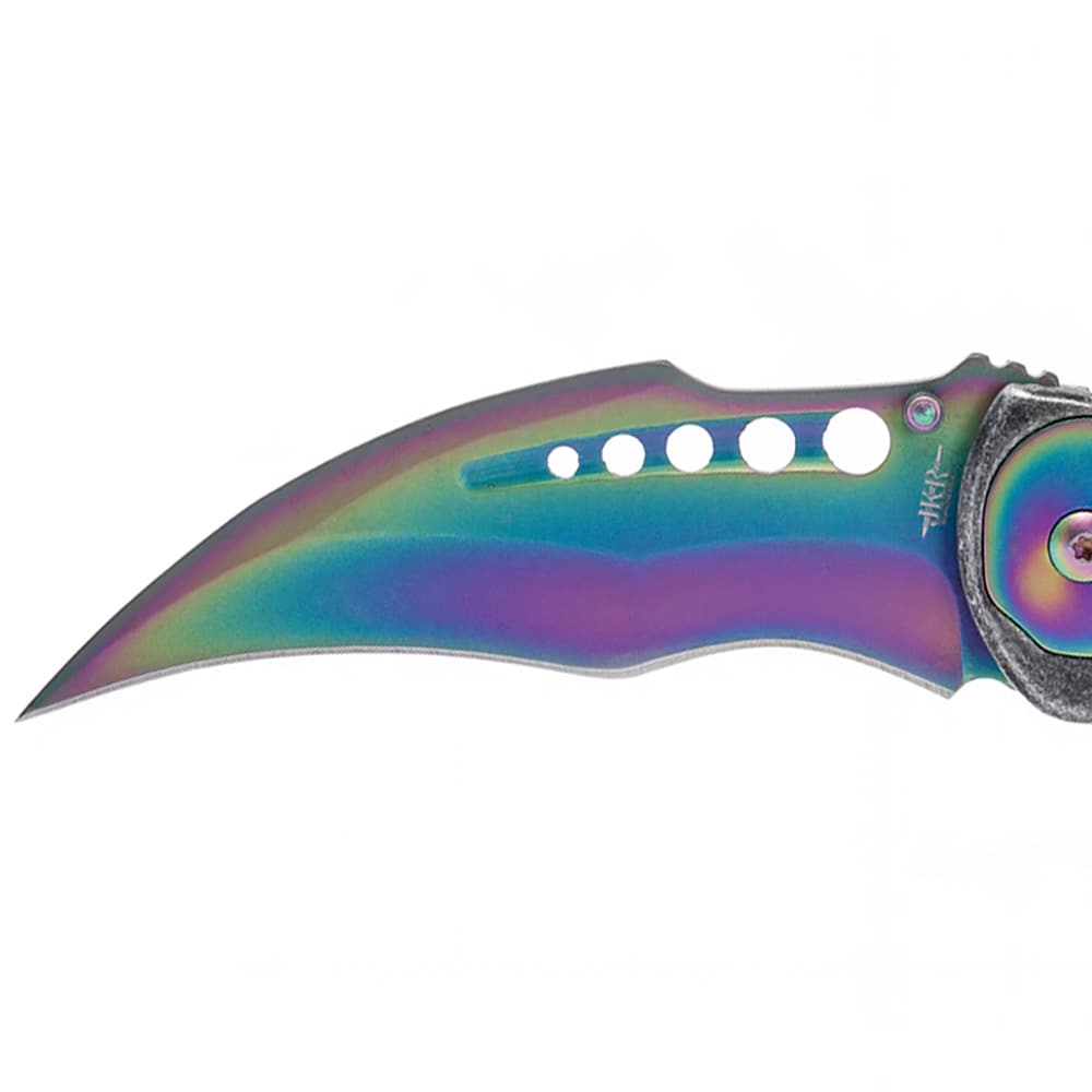 Nóż składany Joker Spring Assisted Rainbow