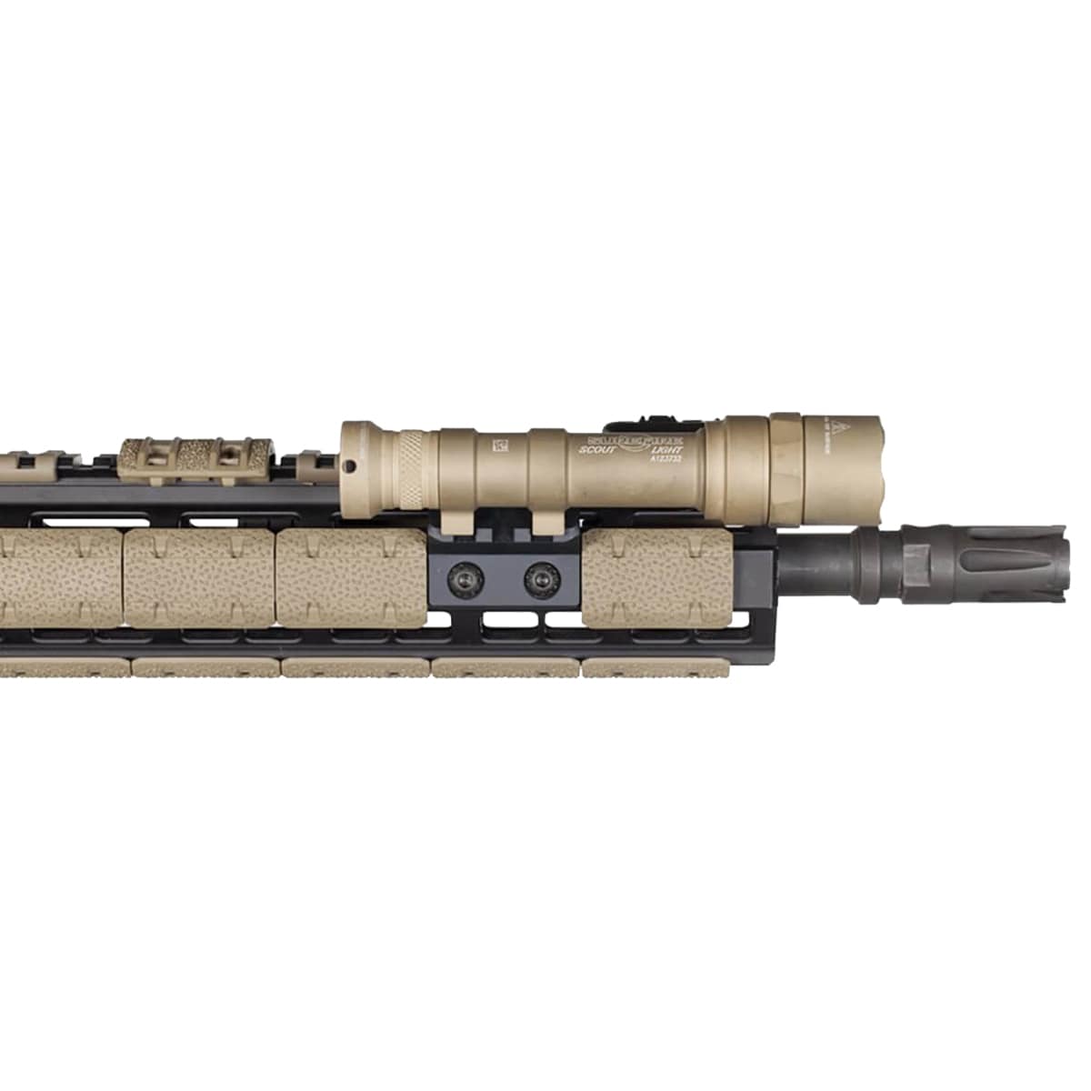Szyna Magpul M-LOK-RIS Offset Light/Optic Mount - Black