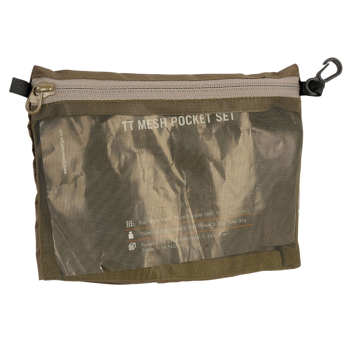 Zestaw organizerów Tasmanian Tiger Mesh Pockets - Olive