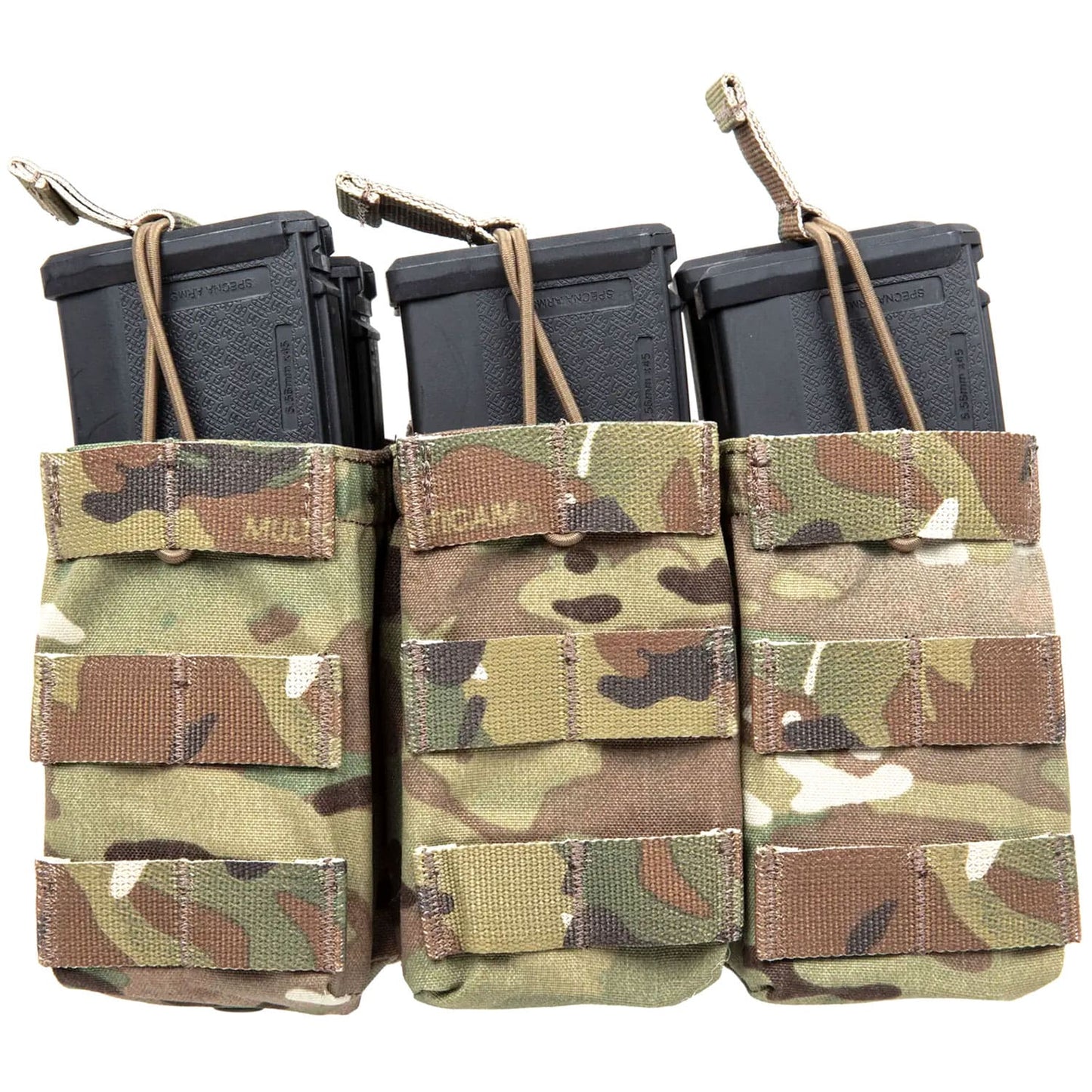 Potrójna ładownica Emerson Open Top na magazynki karabinowe 7.62 mm - MultiCam