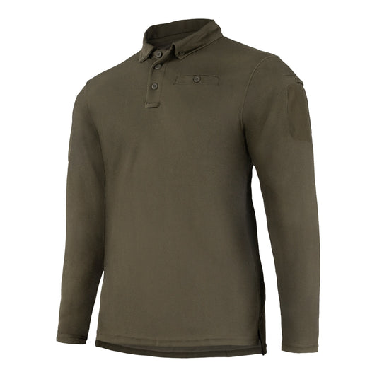 Koszulka polo Long Sleeve Mil-Tec Tactical Quickdry - Olive