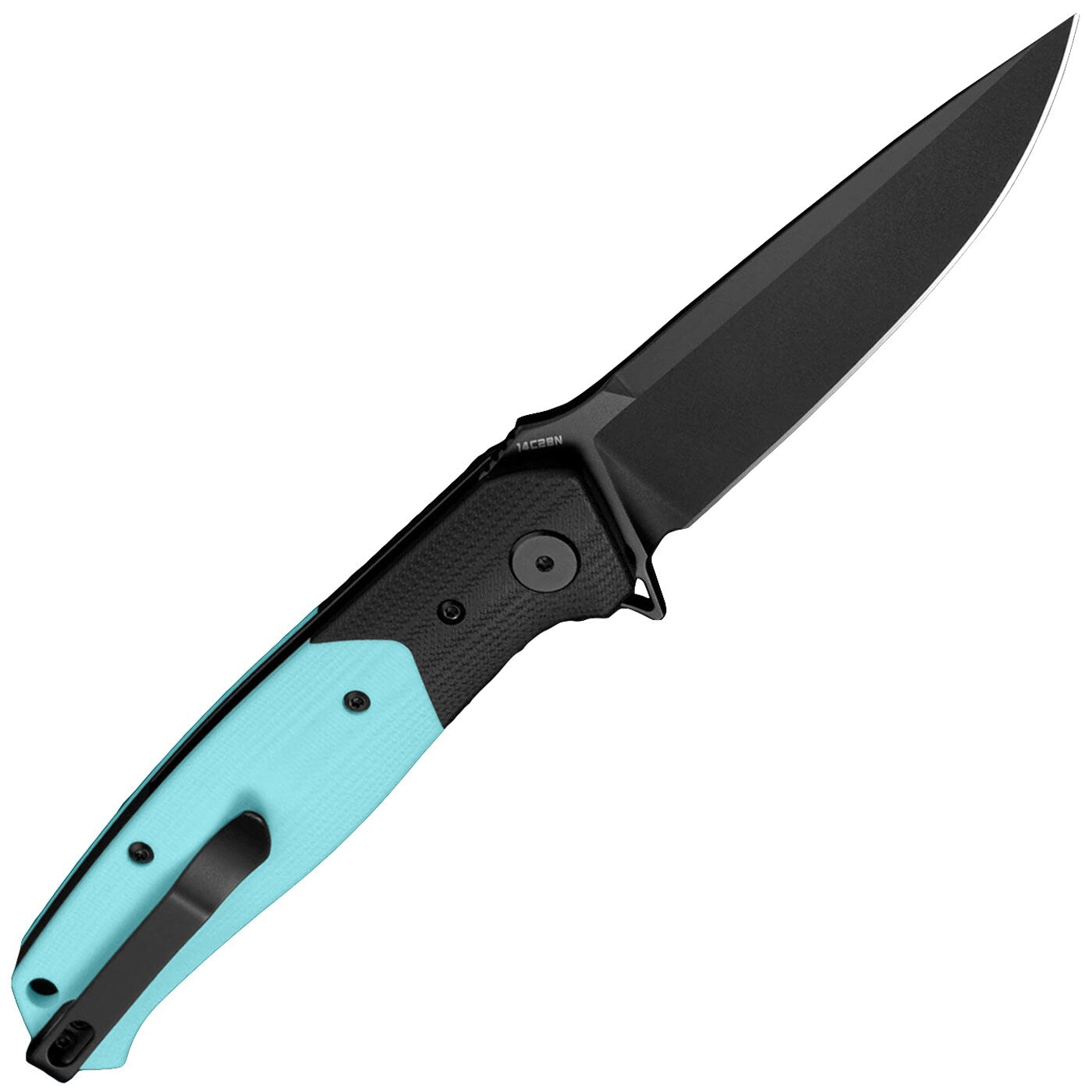 Nóż składany Bestech Knives BG62E Swordfish - Black/Light Blue