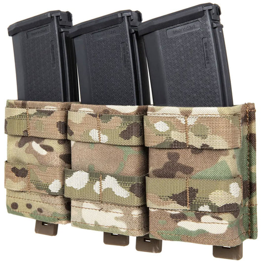 Potrójna ładownica Wosport na magazynki karabinowe 7.62 mm - MultiCam