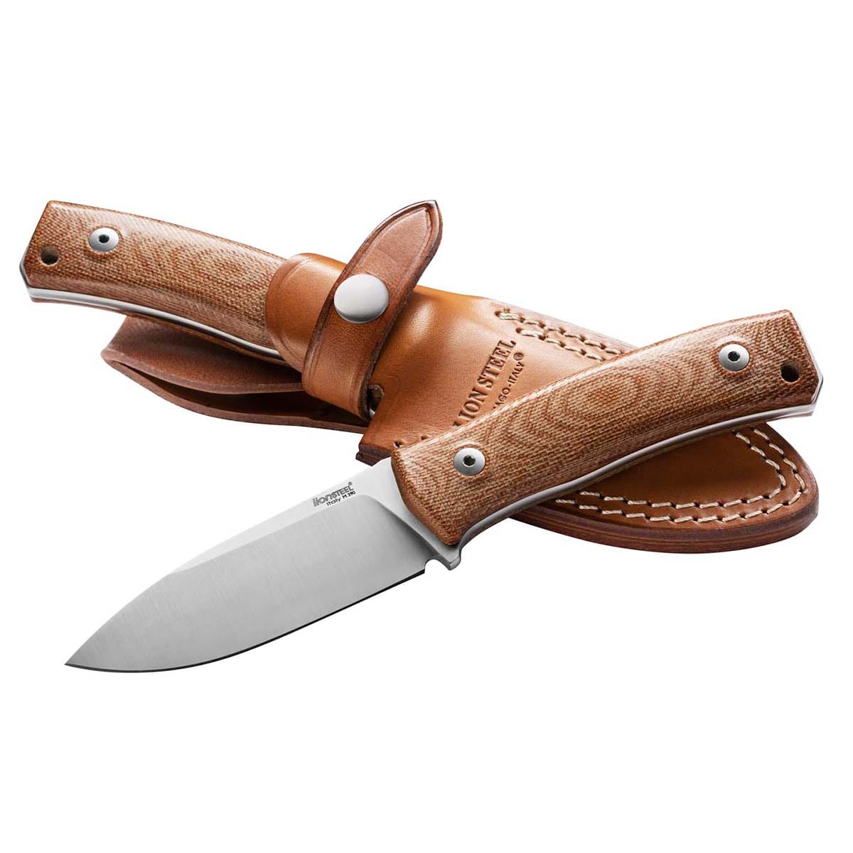 Nóż LionSteel M4 Natural Canvas Satin Blade