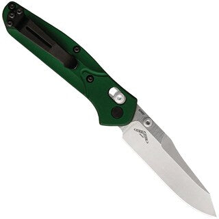 Nóż składany Benchmade Mini Osborne CPM-S30V - Green Aluminium