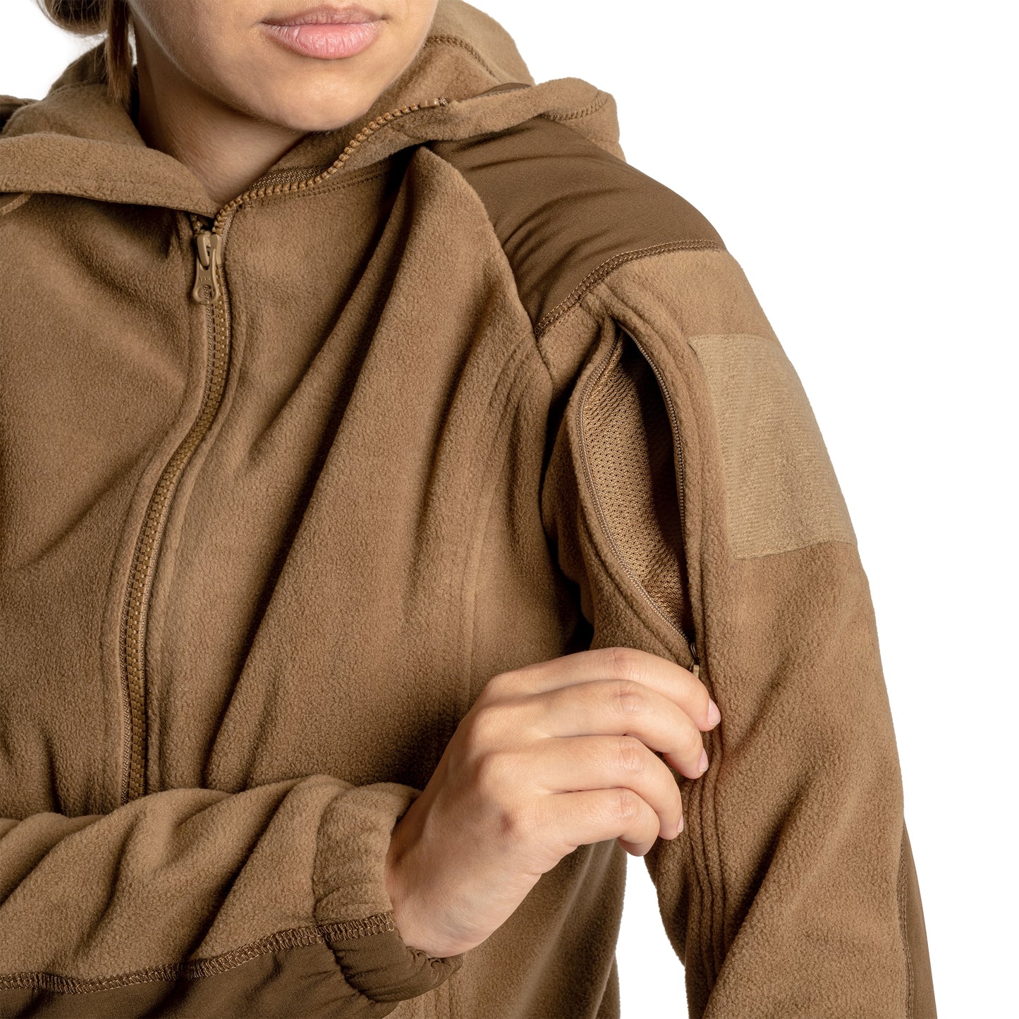 Polar damski Helikon Cumulus Heavy Fleece - Coyote