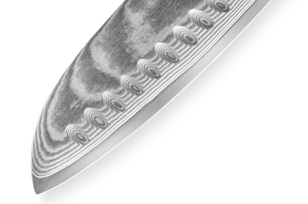 Nóż kuchenny Samura Damascus Santoku 18 cm - Black