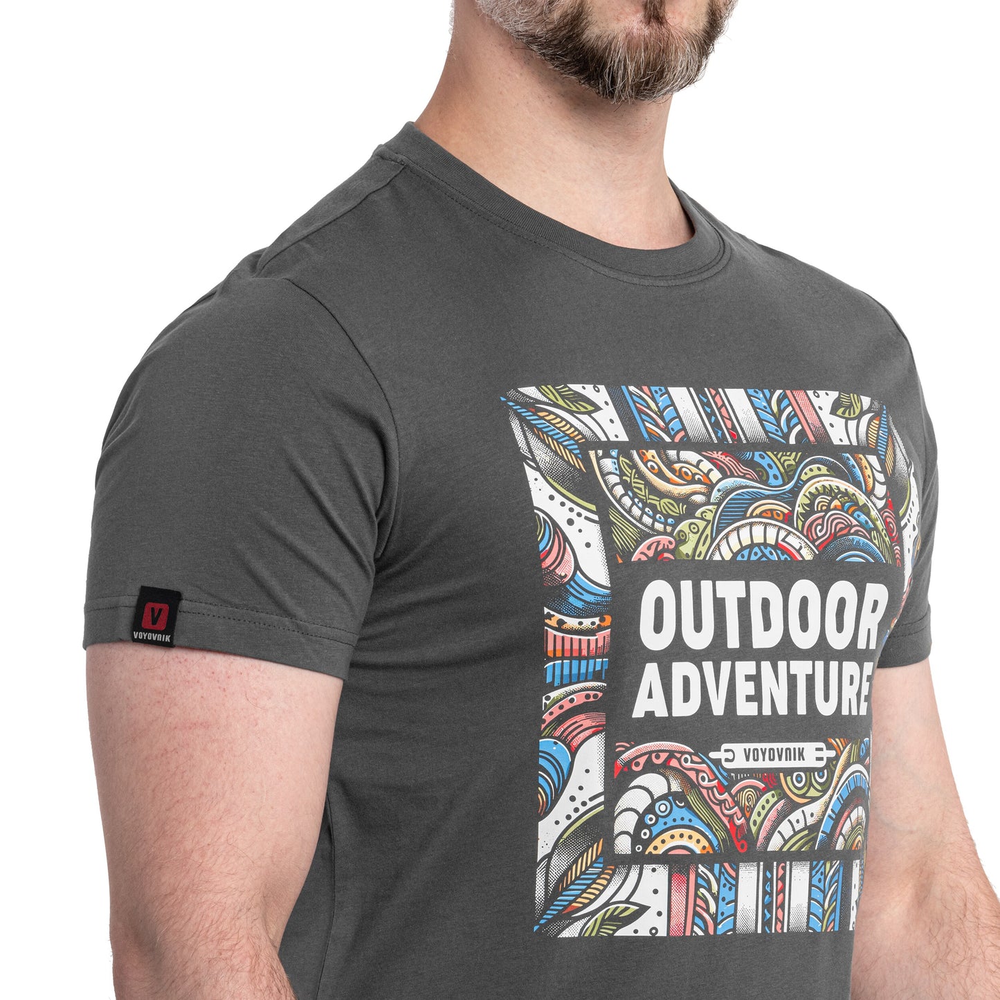 Koszulka T-shirt Voyovnik Outdoor Adventure - Szara