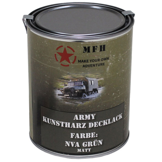 Farba Wojskowa w puszce MFH 1 l - NVA Green