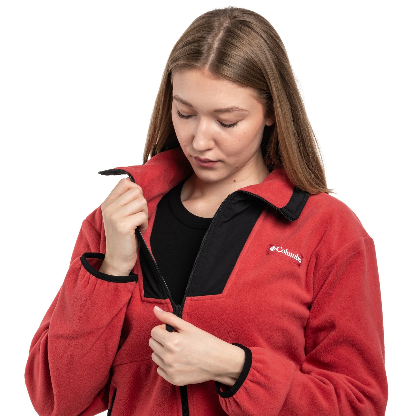 Polar damski Columbia Sequoia Grove - Dare Devil / Black