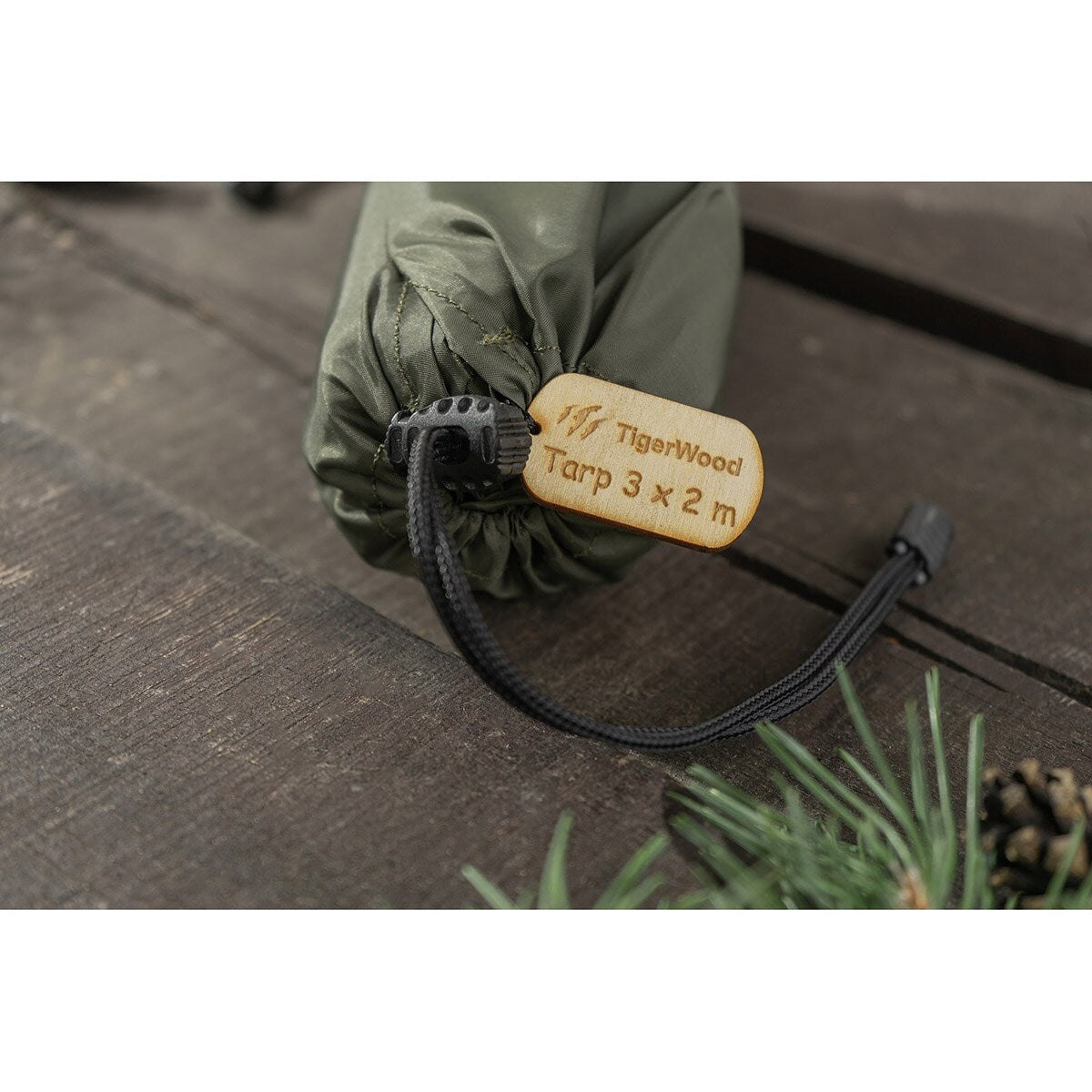 Płachta biwakowa TigerWood Termo Tarp 3 x 2 m - Olive