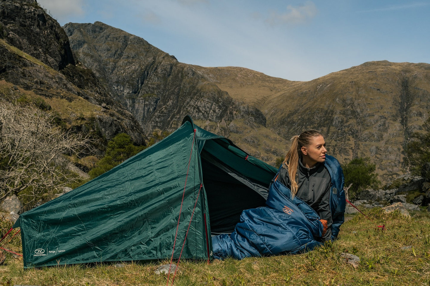 Namiot 1-osobowy Highlander Outdoor Refuge - Pine Green