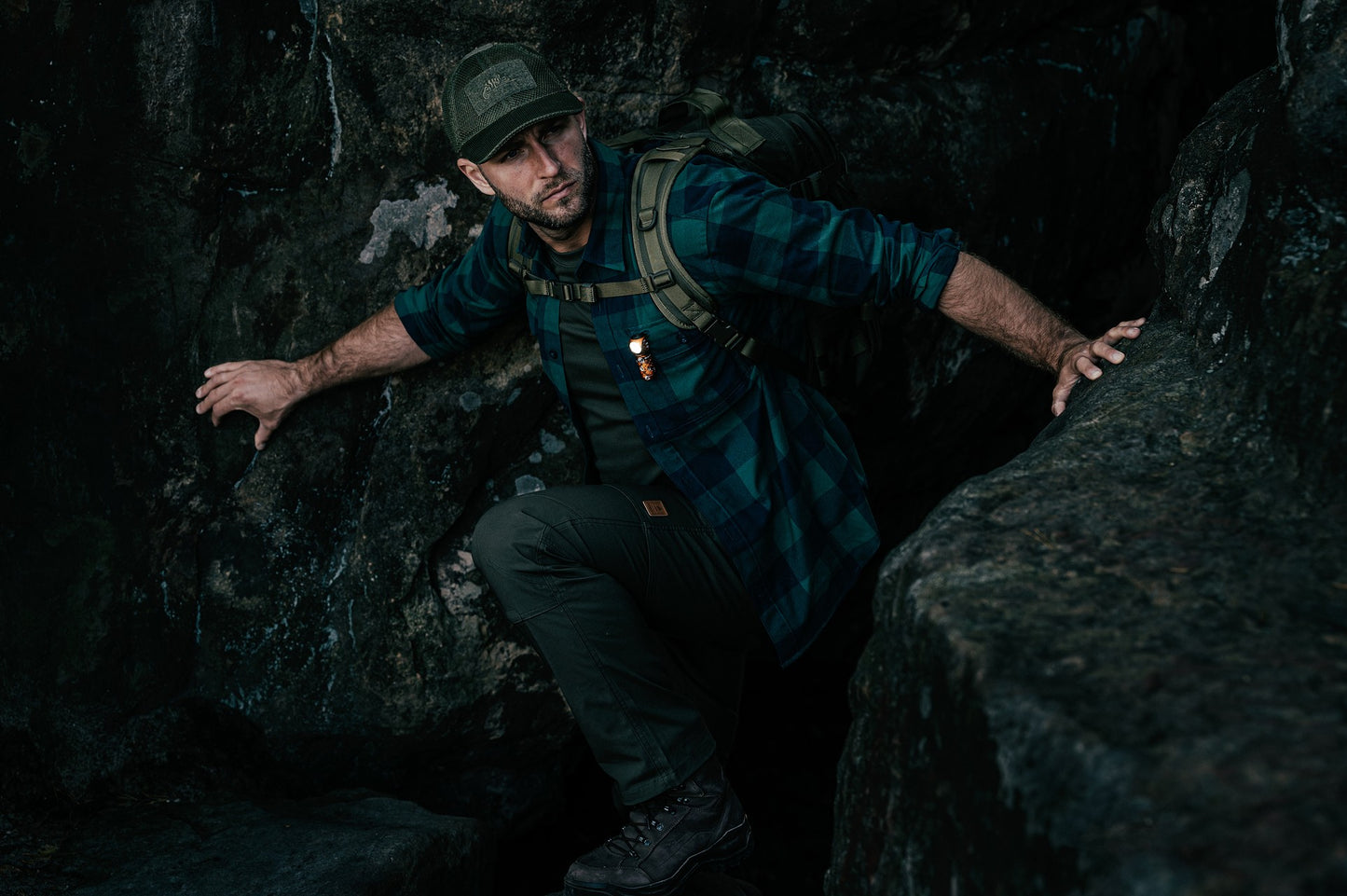 Spodnie Helikon Woodsman - Taiga Green