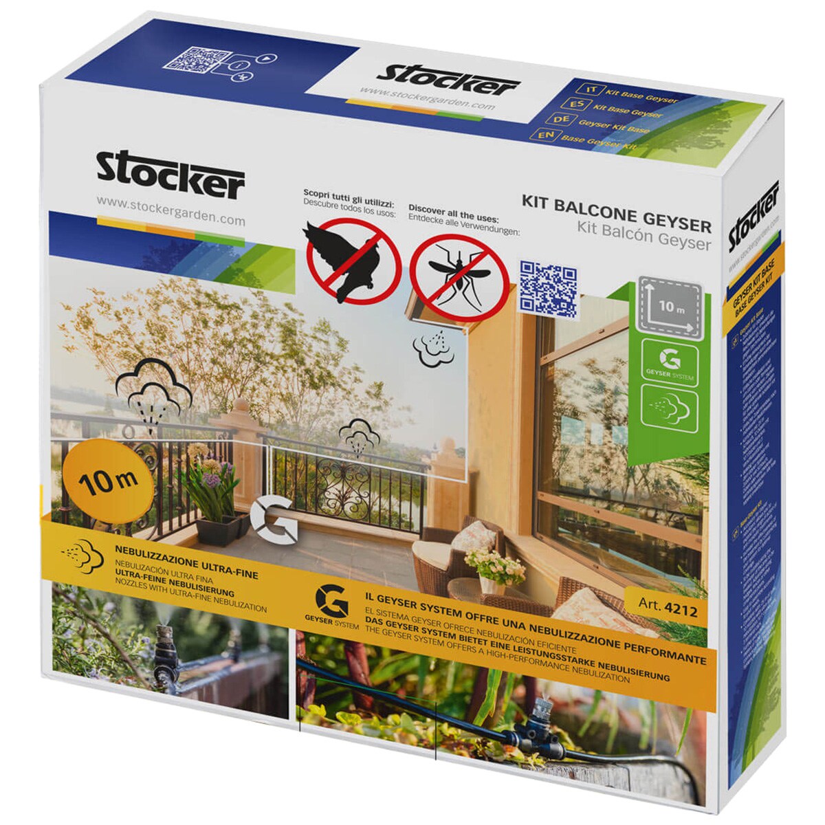 Zestaw Stocker Balcony Geyser 10 m do zamgławiaczy