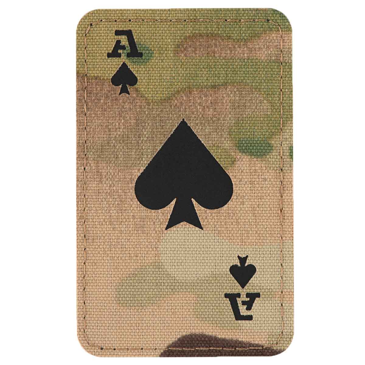 Naszywka M-Tac Ace Of Spades Laser Cut - Multicam/Black