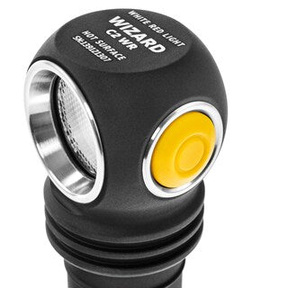Latarka czołowa i kątowa Armytek Wizard C2 WR Magnet USB White - 1100 lumenów