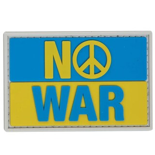 Naszywka PVC GFC Tactical No war Ukraine