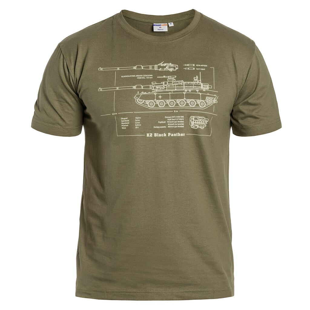 Koszulka T-shirt K2 Black Panther - Olive