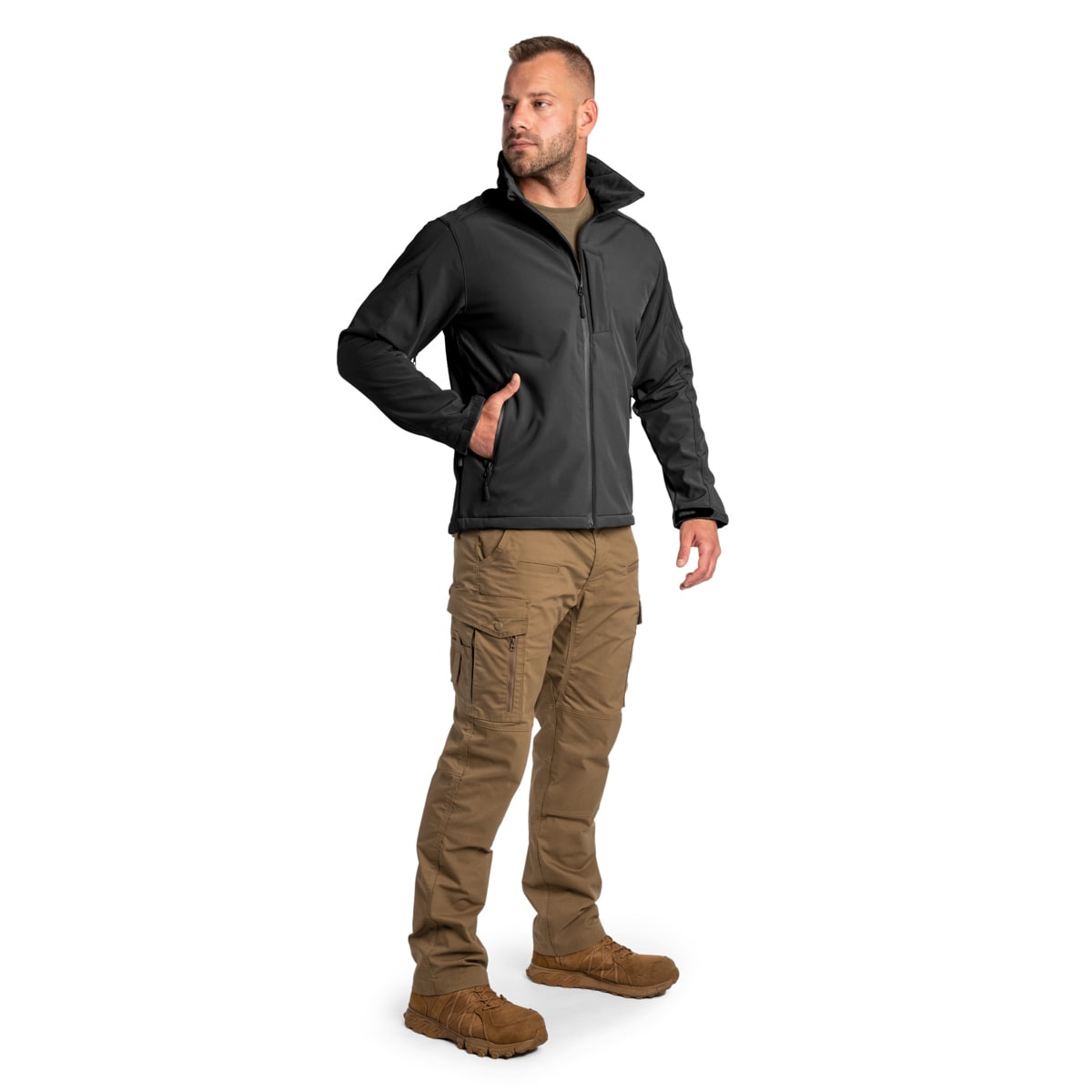 Kurtka Highlander Outdoor Odin Softshell - Black