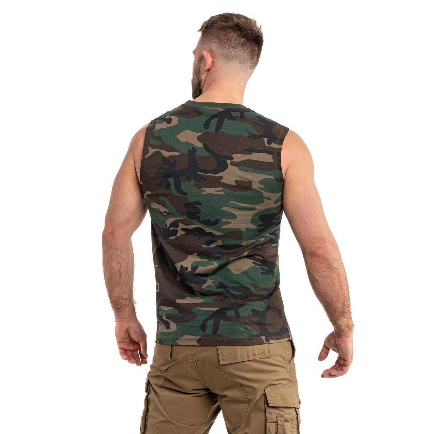 Koszulka Tank Top Brandit Sleeveless - Woodland