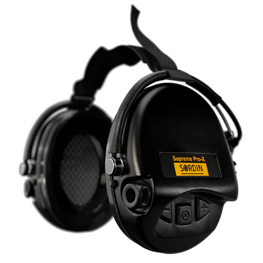 Ochronniki słuchu aktywne Sordin Supreme Pro-X Gel Neckband - Black