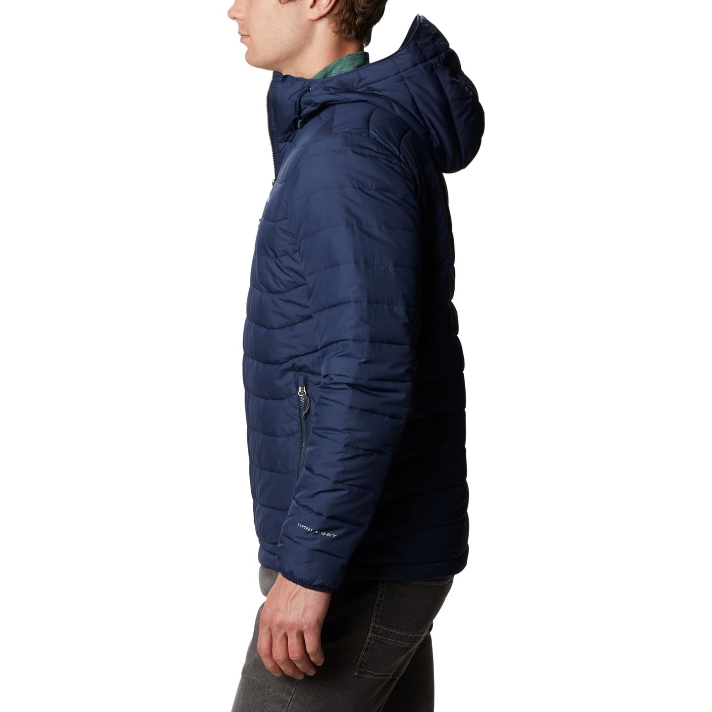Kurtka Columbia Powder Lite Hooded Jacket - Collegiate Navy