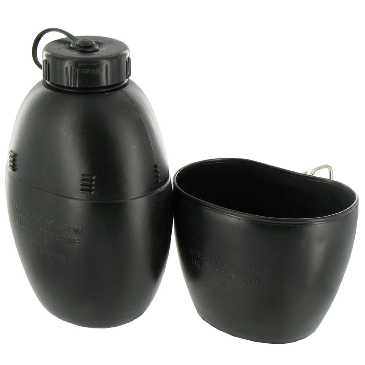 Manierka Highlander Forces 58 Pattern Water Bottle 1 l - Black