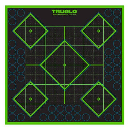 Tarcze strzeleckie TruGlo TruSee 5-Diamond samoprzylepne z zaklejkami - 6 szt.