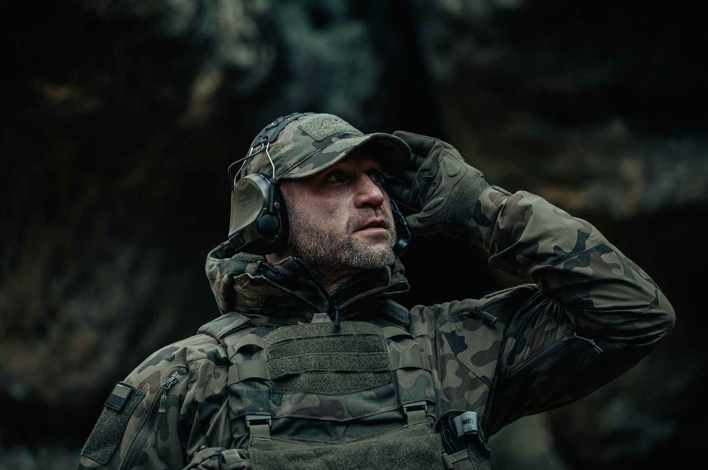 Rękawice taktyczne Texar Combat - wz.93 Pantera PL Woodland