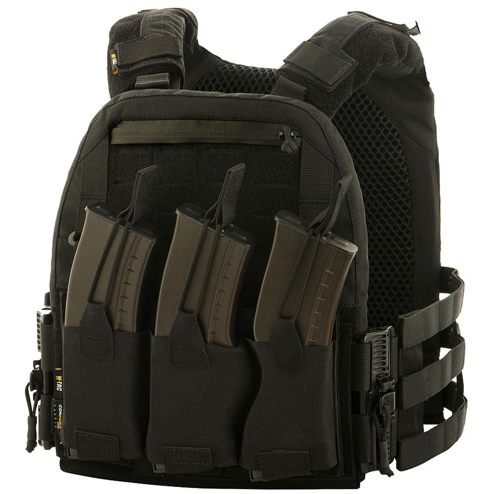 Kamizelka taktyczna typu Plate Carrier M-Tac Cuirass QRS Black - na płyty rozmiar S/M