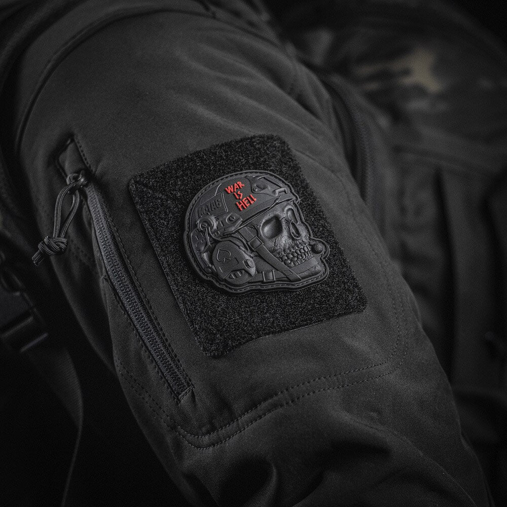 Naszywka M-Tac War is Hell 3D PVC Black