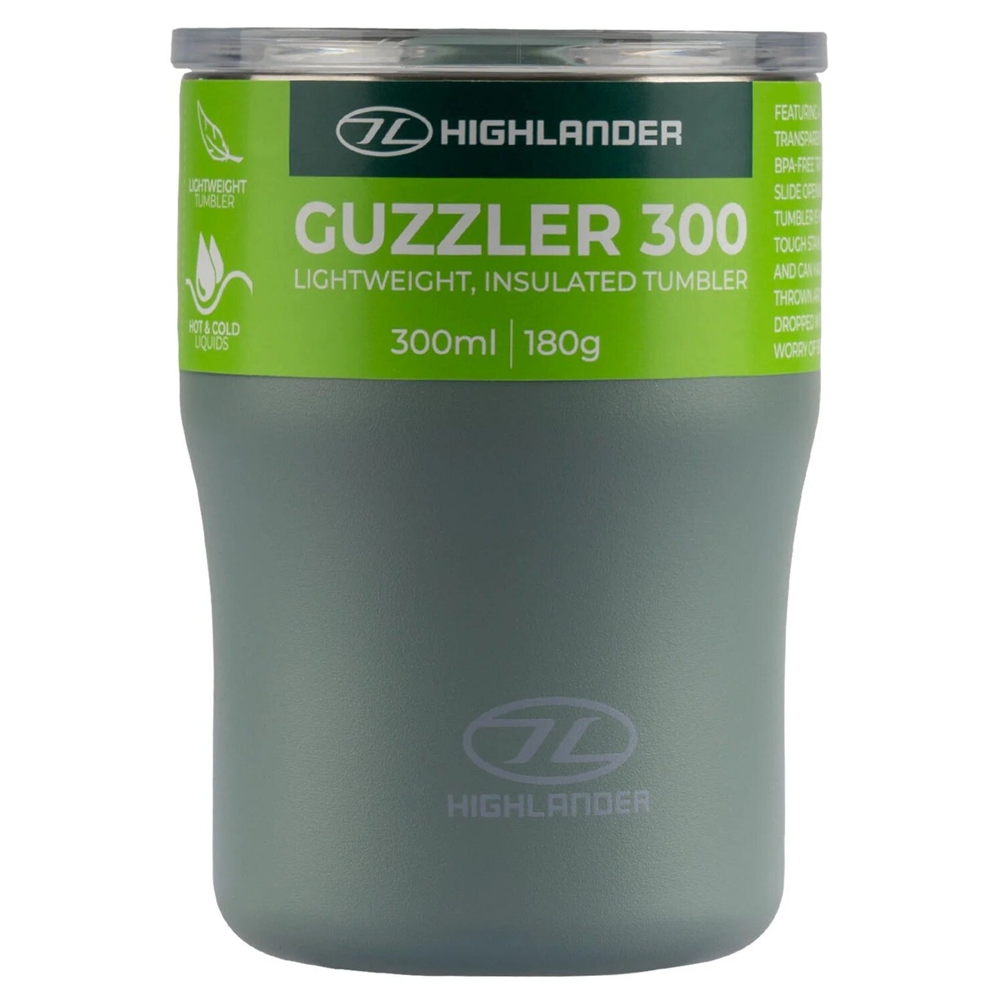 Kubek termiczny Highlander Guzzler 300 ml - Slate Green