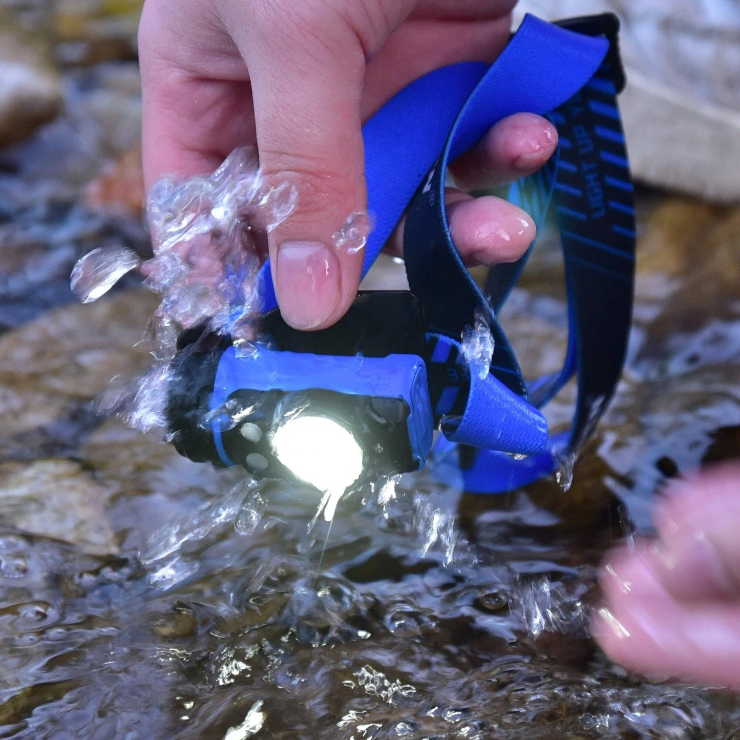 Latarka czołowa Wuben H3 Blue - 120 lumenów