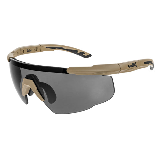 Okulary taktyczne Wiley X Saber Advanced Set 3in1 - Grey/Clear/Light Rust/Matte Tan
