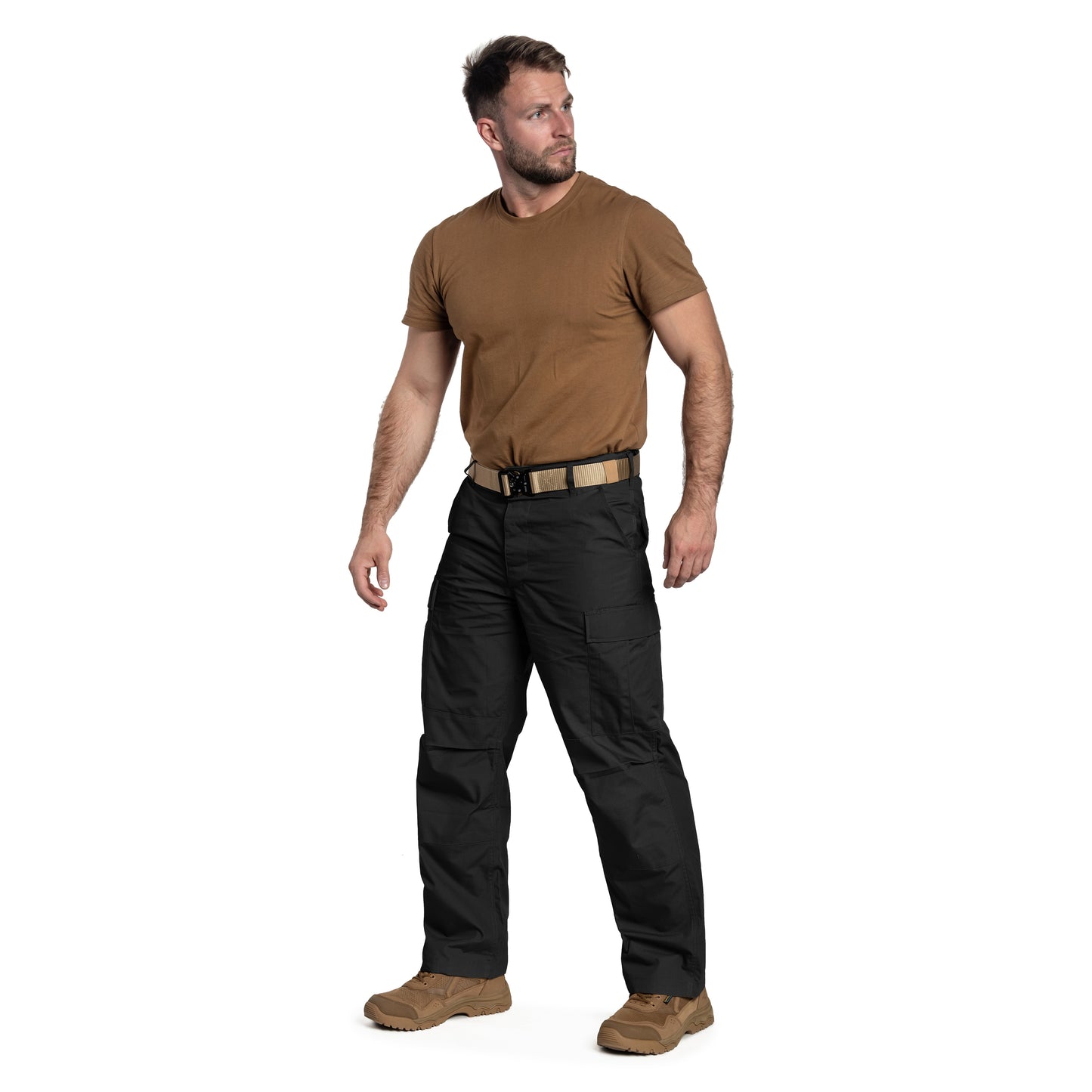 Spodnie Helikon BDU PolyCotton Rip-Stop - Black