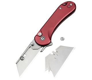 Nóż składany Civivi Elementum Utility Button Lock Aluminium - Burgund