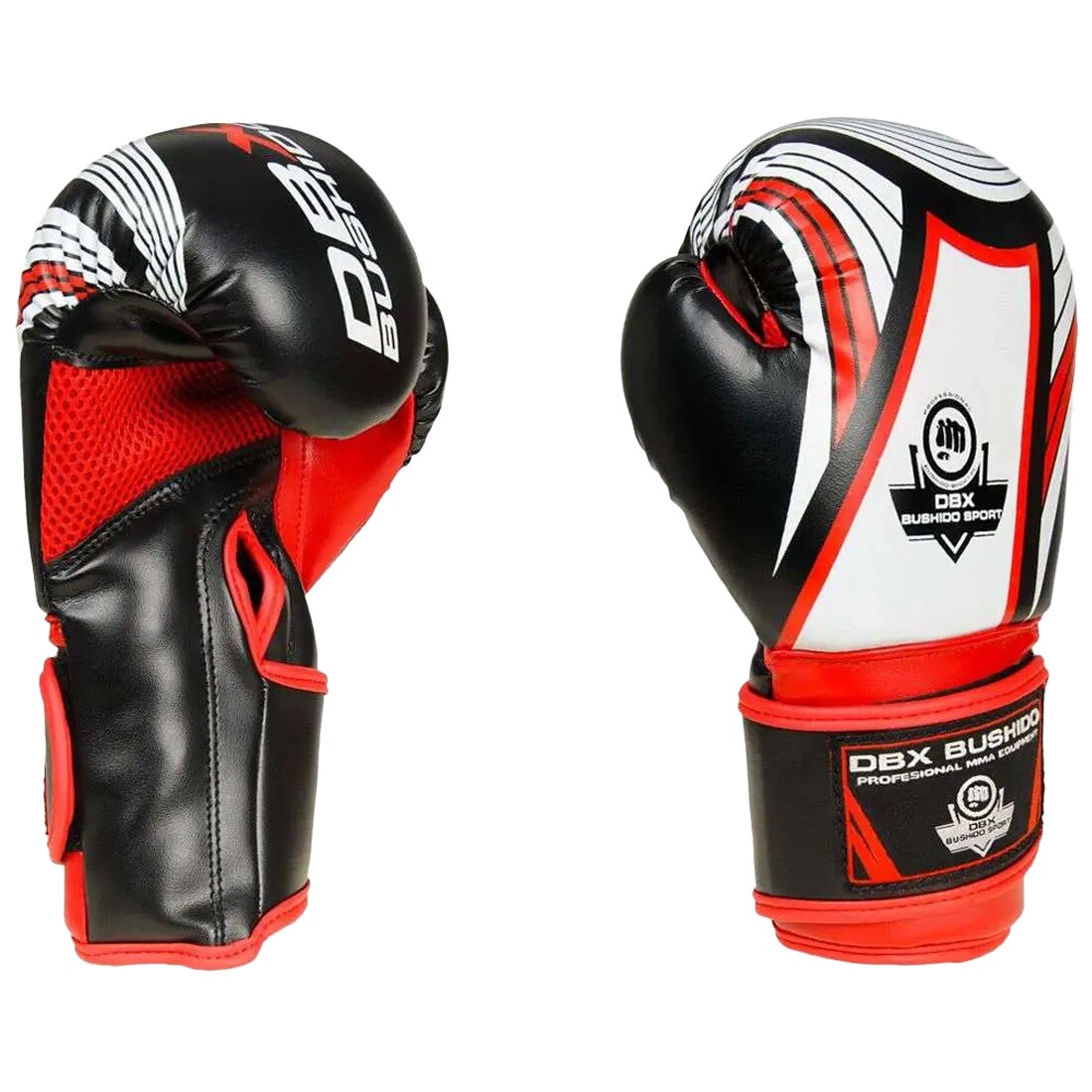 Rękawice bokserskie dziecięce DBX Bushido ARB-407v2 6 oz - Czarne/Czerwone
