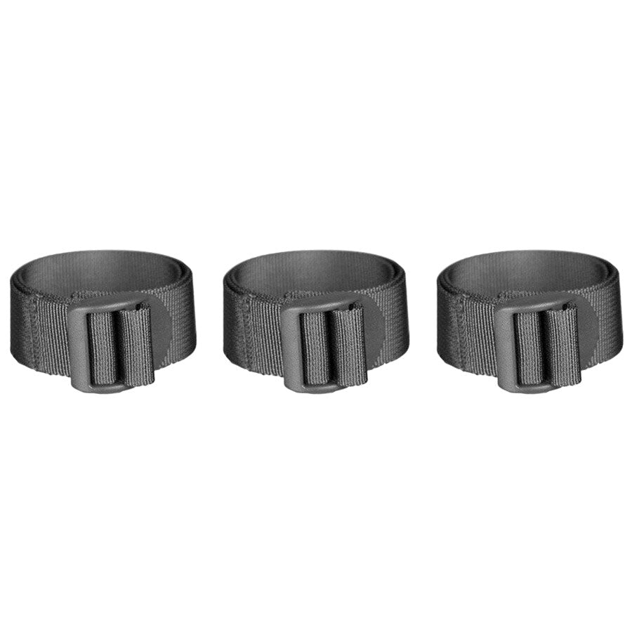 Trok Mil-Tec z klamrą zaciskową 25 mm/60 cm Black - 3 szt.