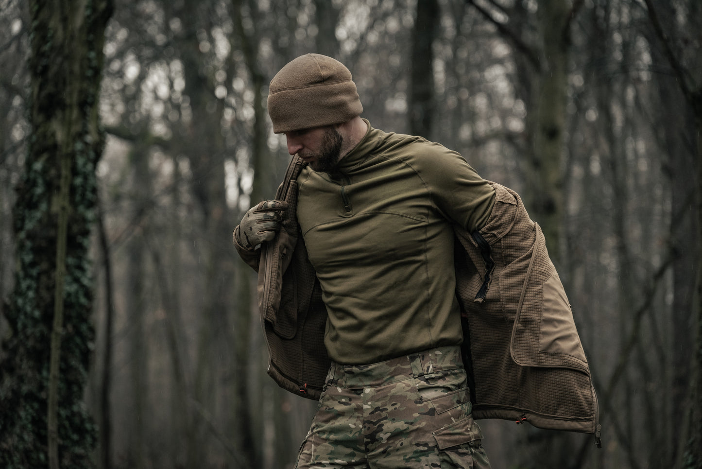 Koszulka termoaktywna Military Wear Tactical Level 2 - Olive