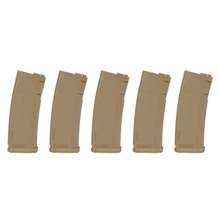 Zestaw 5 magazynków Specna Arms Mid-Cap S-Mag do M4/M16 - Tan