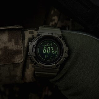 Zegarek taktyczny M-Tac z kompasem 2233 - Ranger Green