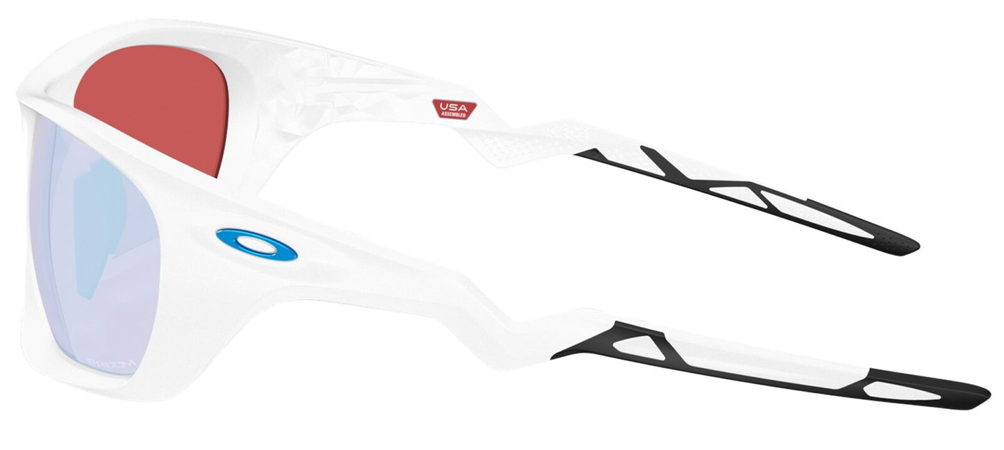 Okulary przeciwsłoneczne Oakley Lateralis - Matte White/Prizm Snow Sapphire
