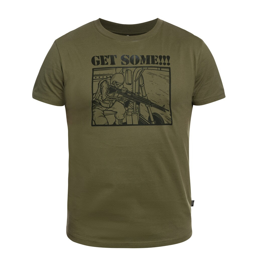 Koszulka T-Shirt Helikon Get Some! - Olive