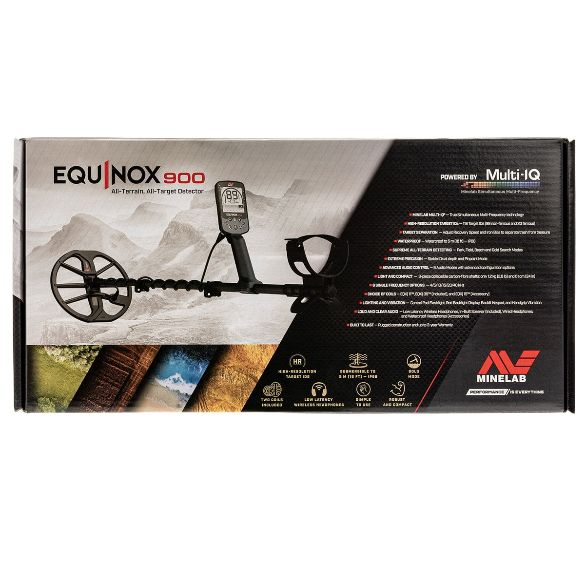 Wykrywacz metali Minelab Equinox 900 - zestaw