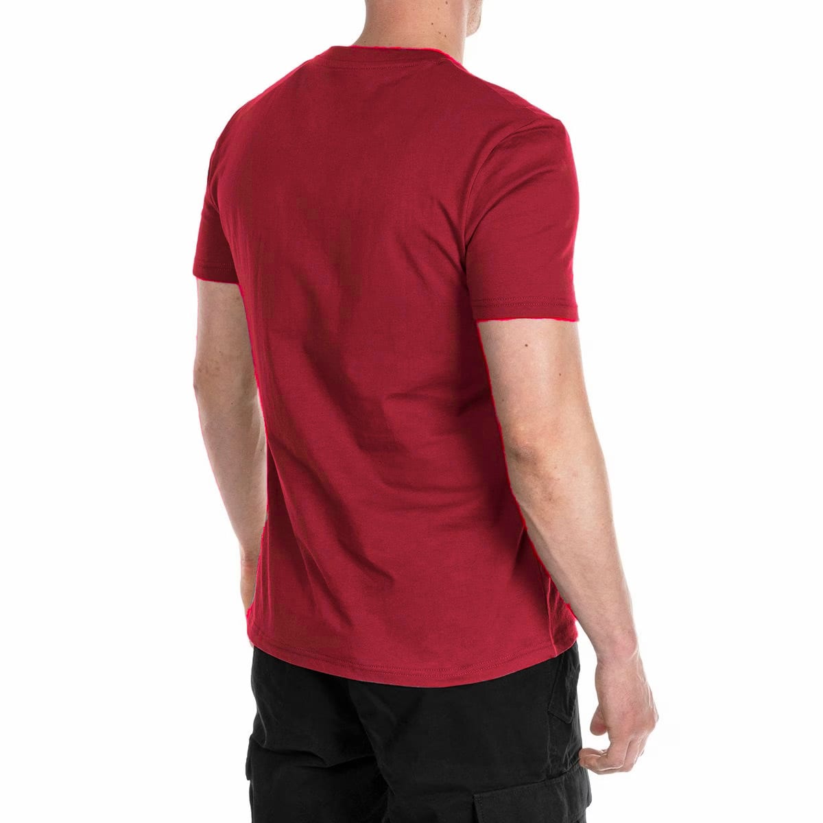 Koszulka T-shirt Helikon - Red/Black Melange